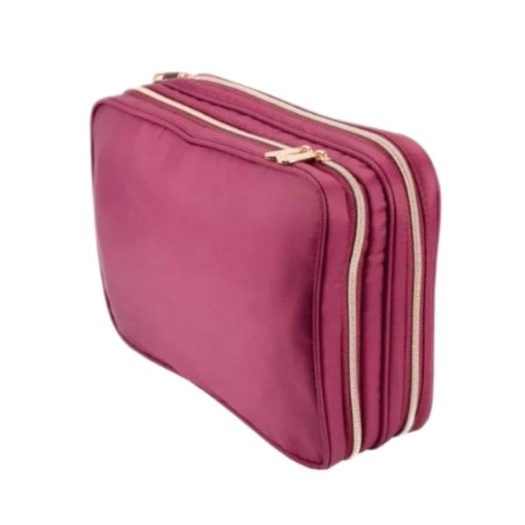 Sonia Kashuk burgundy travel tote - Picture 2 of 4